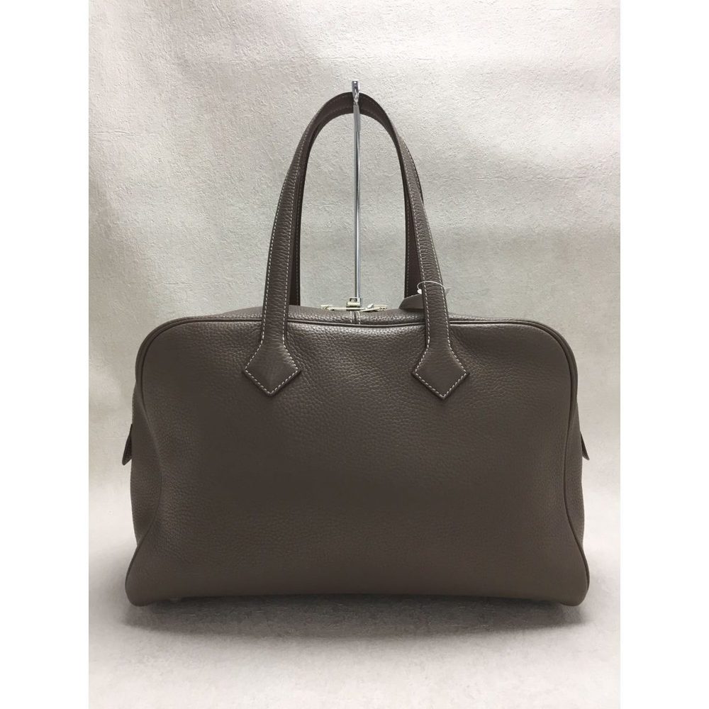 Hermes Victoria Leather Tourillon Clemence Handbag